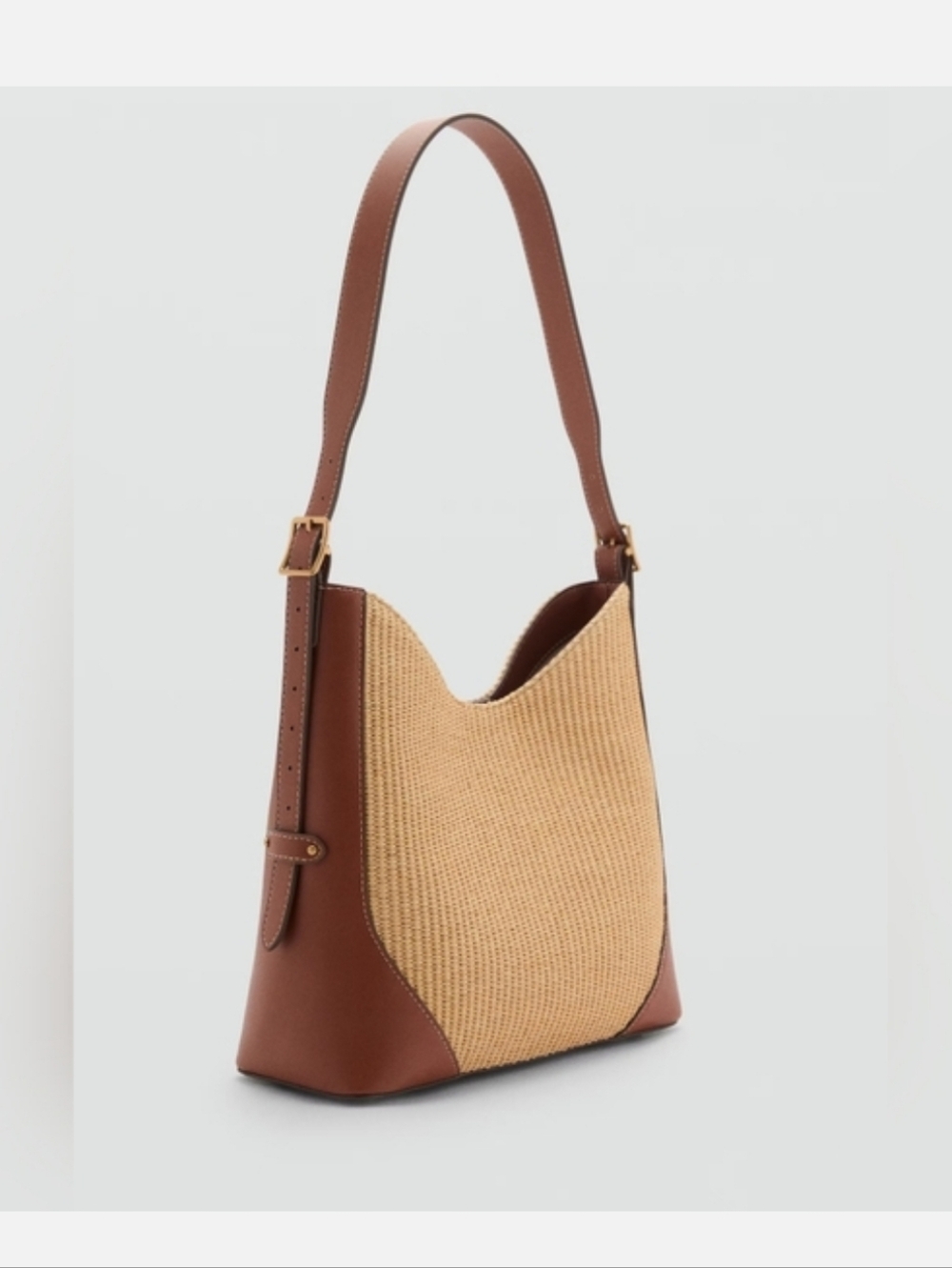 MANGO Ruffia Shoulder Bag - Picture 3 of 5